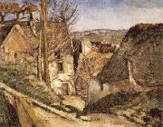 Paul Cezanne La Maison du pendu a Auvers-sur-Oise oil painting artist